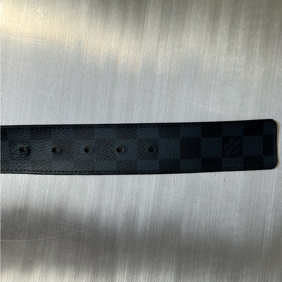 Louis Vuitton Damier Azur Initiales Belt size 95 - Picture 3 of 4